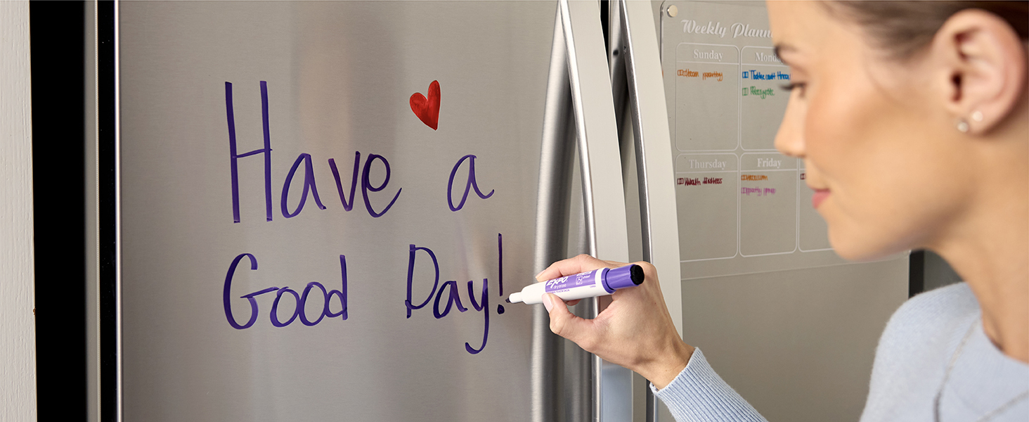 EXPO Dry Erase Markers, Low Odor Ink, Black, Fine Tip, 12 Count - Whiteboard, Calendar, Organization, Essential Supplies for Office, School, Classroom, Teachers