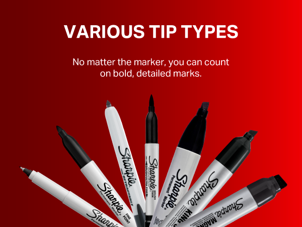 Sharpie Permanent Markers, Fine Tip, Red, 36 Count - Marks on Paper, Plastic, Metal, Wood, Perfect for Drawing, Coloring, Posters, Home, Office Supplies