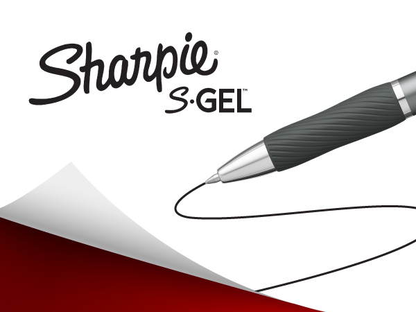 Sharpie S-Gel Bold Point Blue Gel Pens for Teachers, School & Office, Ideal Pens for Journaling, Drawing & Studying, Bold Point, 1.0mm, Smooth Writing, 12-Pack