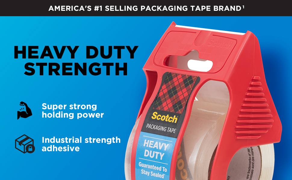 Scotch Heavy Duty Packing Tape, 1.88 in x 54.6 yd, 1 Roll