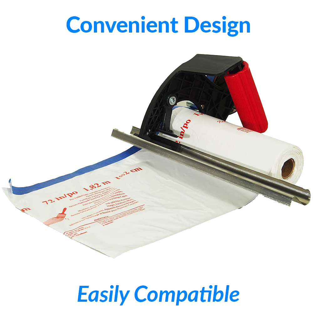 Reli. Masking Film 1 Roll | 180' x 48" | Pre-Folded Plastic