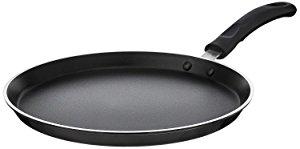 Pigeon Special Non Induction Base Aluminium Non Stick Flat Tawa, 270mm, Cookware with 3mm Width, Black
