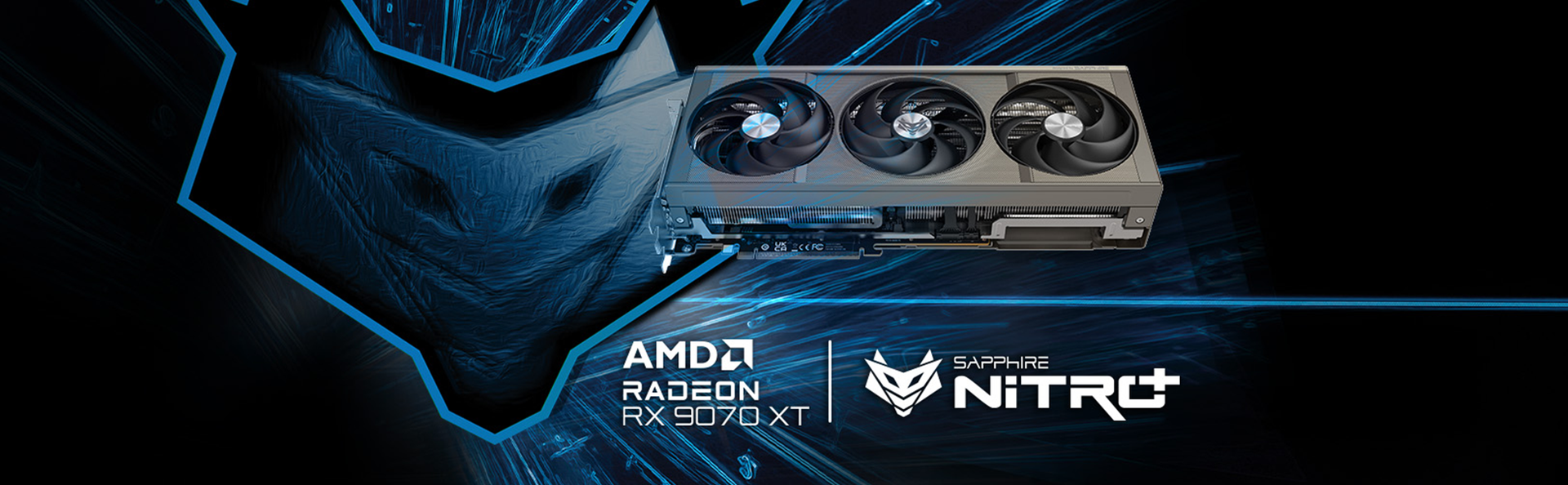 Sapphire gddr6 Nitro+ AMD Radeon RX 9070 XT Gaming OC 16GB pci_e_x16 Dual HDMI/Dual DP