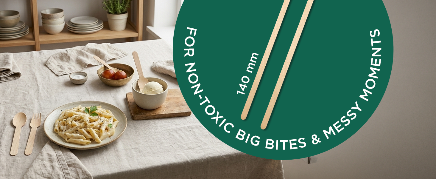 ECO SOUL Wooden Coffee Stirrer Sticks[140mm],Pack of 1000,for Office use