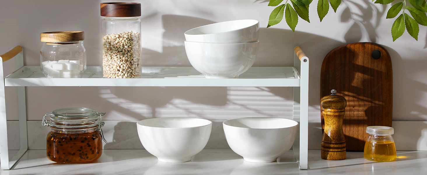 IMOX Pack of 1 Ceramic Bowls, Cereal Bowls, Dishwasher and Microwave Safe Bowl, Porcelain Soup Bowls, Mixing and Serving Bowl for Salad, Soup, and Popcorn, Pasta, Bpa Free, 700ml (White) (1)