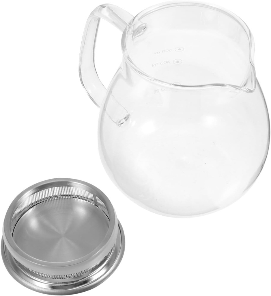 1pc Manual Scale Teapot Hand Brew Maker Easy to Dissemble Practical Design for Friends
