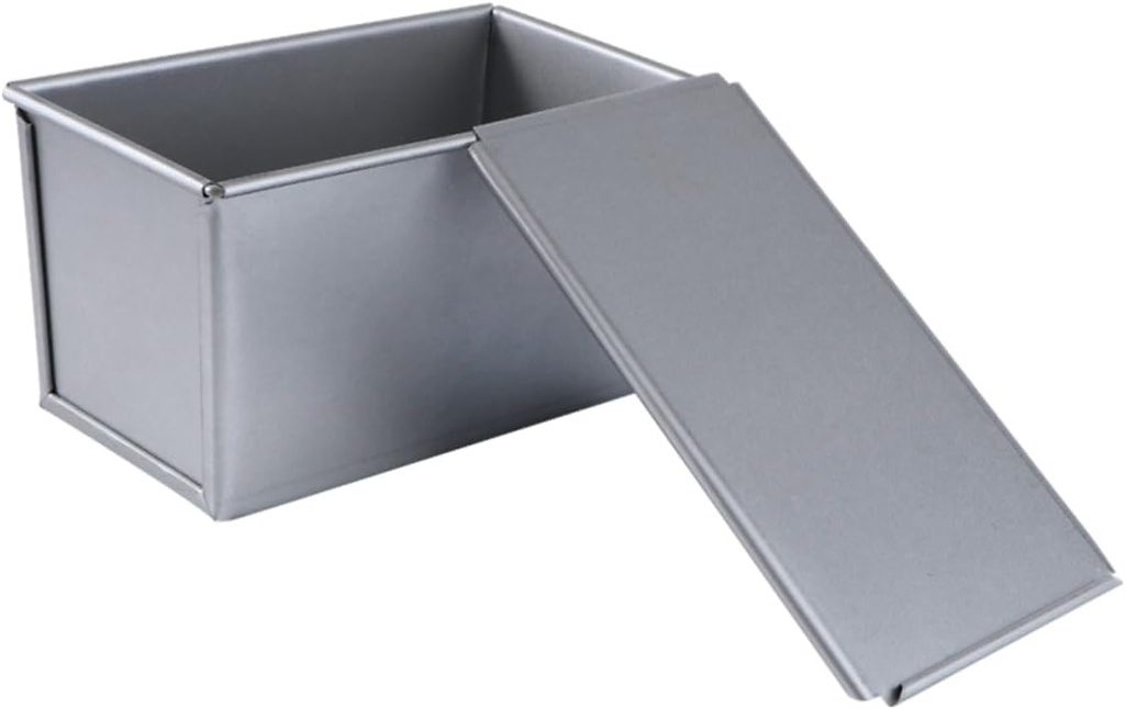 Rectangular Toast Box Lid Bread Mold Baking Tray Eco-friendly Easy Clean for Home Commercial