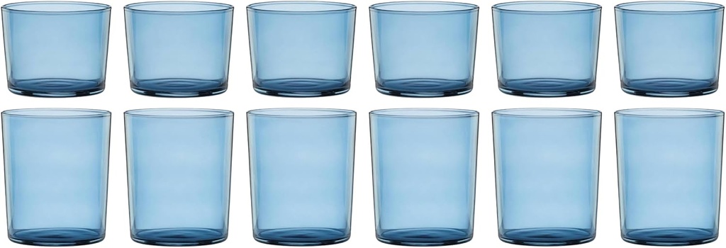 Oneida 895976 Stackables Blue Drinkware, Set Of 12