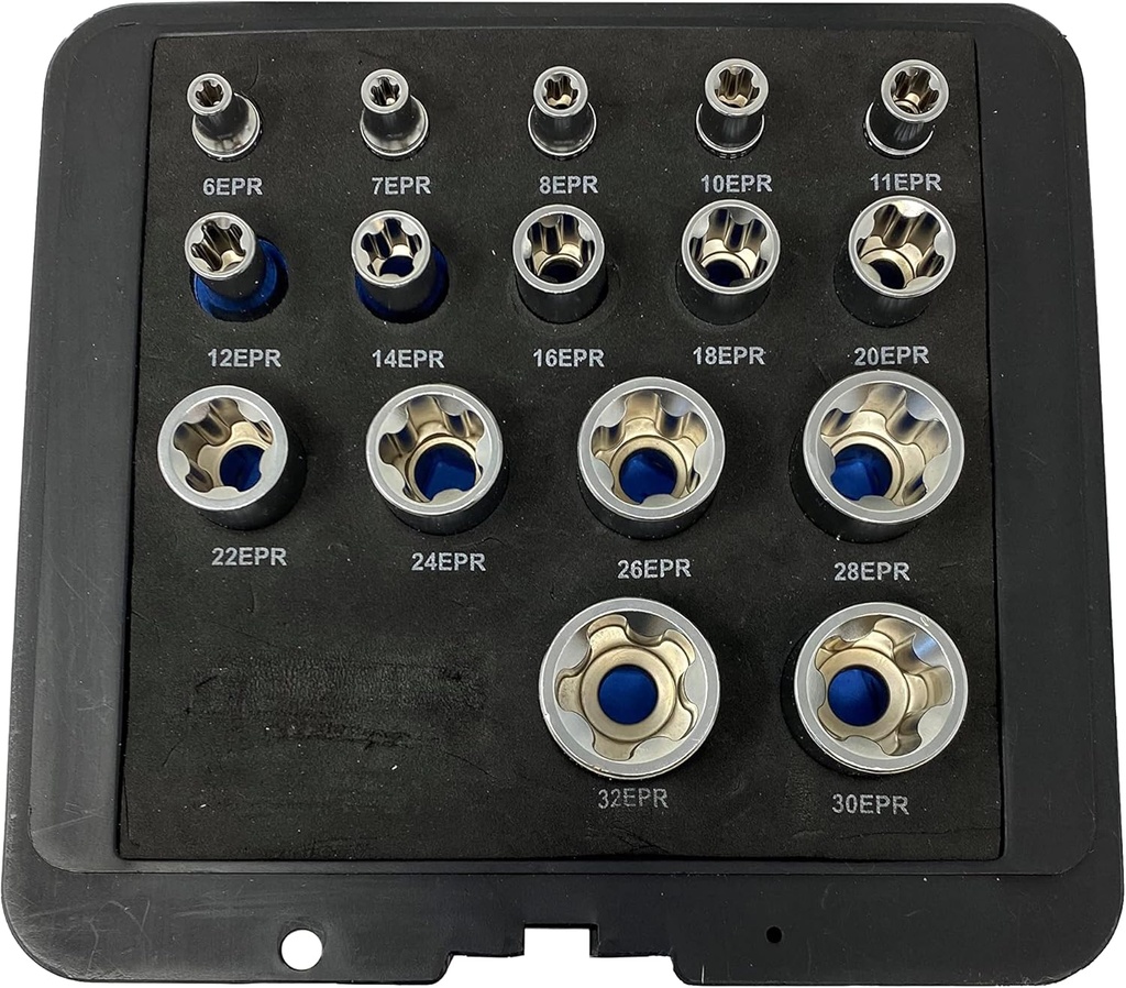 CTA Tools 1220 16 Pc. EPR Torx Socket Set