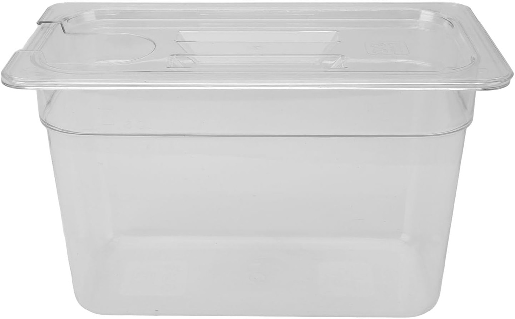 6.9L Clear Slow Cooking Container, Transparent Slow Cooking Box,Low Temperature Slow Cooker Storage Case ABS Material for Kitchen Use