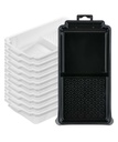 Bates- Paint Tray Liner, 4 polegadas, Paint Bandeja com 10x Paint Pan Liners