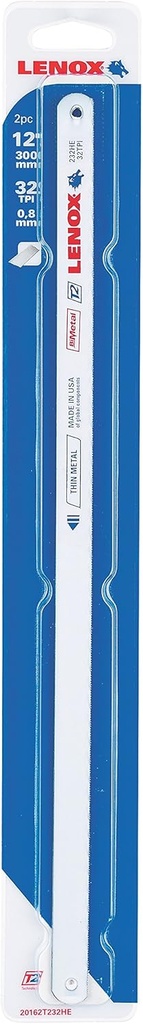 LENOX Tools Hacksaw Blade, 12-inch, 32 TPI (20156S232HE)