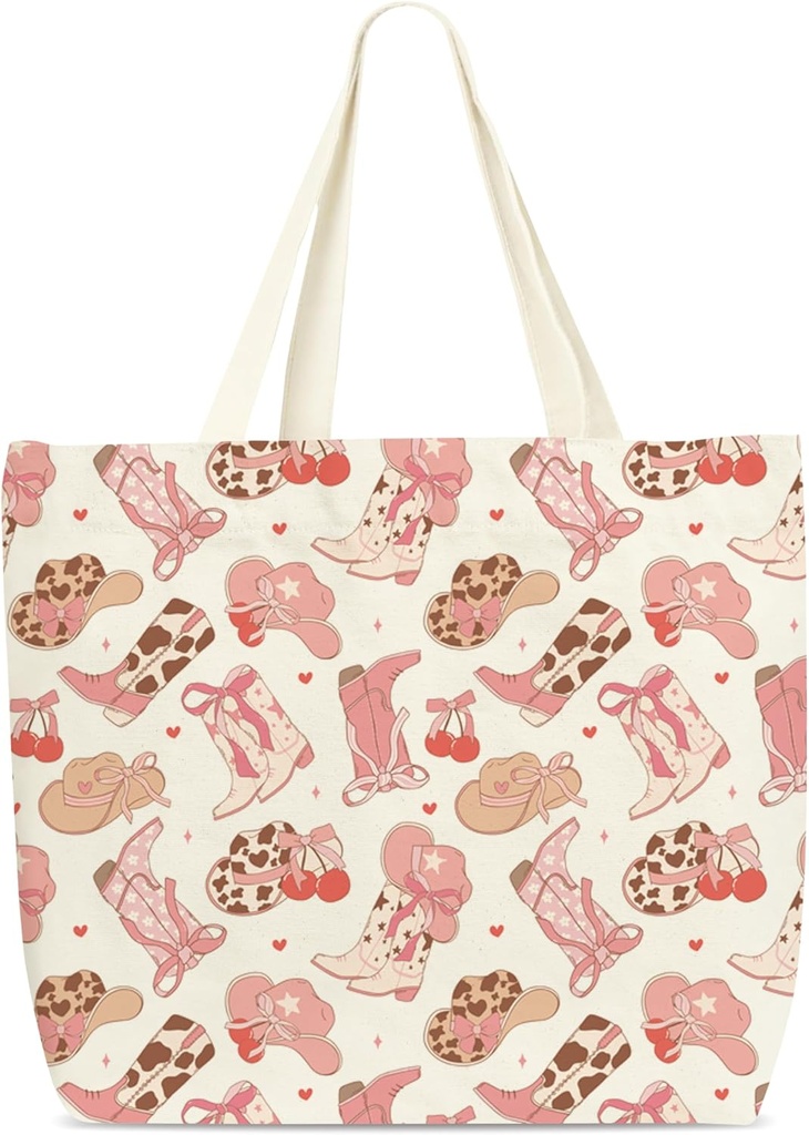 Pink Canvas Bag