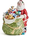 Fitz & Floyd St. Nicholas 13.25" Christmas Cookie Jar