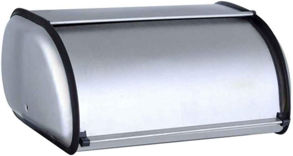 Stainless Steel Bread Box Small Kitchen Storage Organizer Heat Insulated Storage Container