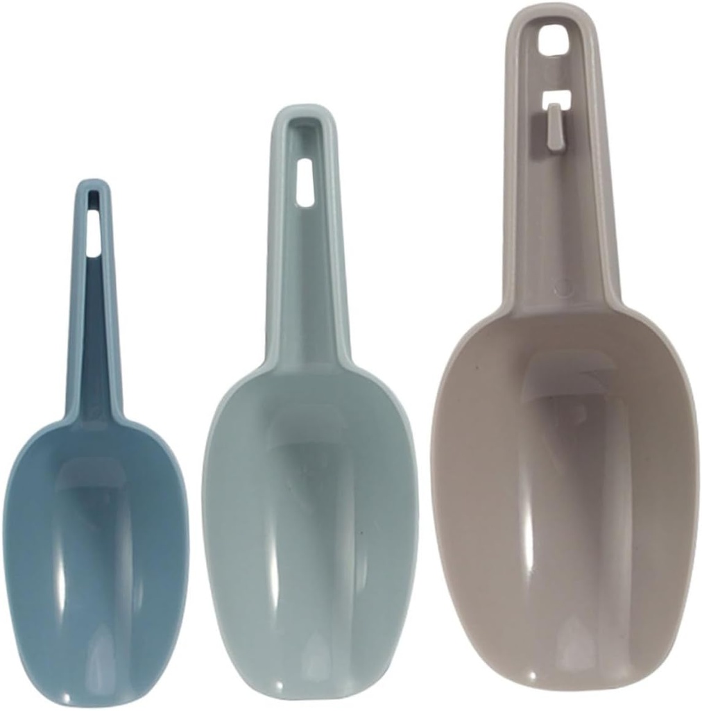 KICHOUSE Baking Spatula Ice Shovel Flour Scoop Kitchen Cereal Scoops Plastic Versatile Kitchen Tool