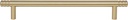 Atlas Homewares Griffith Pull 7 9/16 Inch (c-c) Warm Brass