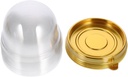 Mobestech 50Pcs Mini Cupcake Container Moon Cake Holders for Baking Dessert Packaging for Weddings Birthdays and Parties Capacity Multipurpose