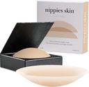 Nippies Nipple Covers for Women - Reusable Sticky Silicone Pasties with Travel Case - Original Circle or Lift Style Available