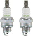 (2) NGK BPM8Y Spark Plugs - Replaces 2057, 5574, 15901019830, 285982 - Also Fits Echo SRM225, SRM210, SRM230, HC150, PE225, PB620, PE200, PB265, PE230, SRM280, HC155, PB460LN , PE280, PE260