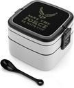 May The Force Be with You Adult Bento Box Double Layer Lunch Box Lunch Container for Work Camping