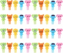 40 Pieces Bear Shaped Animal Food Picks for Lunchbox, Mini Fun Fruit Picks, Lunch Picks for Bento Box, Cute Reusable Toothpicks Forks for Picky Eaters, BPA-Free