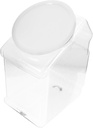 HEALLILY Impact-resistant Plastic Jars Lids Leakproof Reusable Containers for Candy Cookies