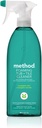 Method Foaming TUB+TILE CLEANER, Eucalyptus Mint, 28 Ounce, 1 pack, Packaging May Vary
