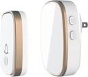 Wireless Doorbell, 1,000ft Range Loud Enough with 5Volume Levels and Mute Mode Door Chimes LED Flashing