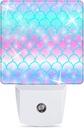 Night Light Plug-in Dusk to Dawn Smart Sensor White Led Nightlight for Bedroom Bathroom Kitchen Hallway Stairs Energy Efficient Decor Desk Lamp