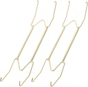 IMIKEYA 2pcs Invisible Plate Hangers Decorative Plate Holder for Wall Mounting