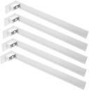 GLEAVI 5pcs Supermarket Shelf Pusher: Automatic Drink Pusher Glide Self-Pushing Beverage Soda Can Dispenser Bottle Organizer Rack for Store Fridge 340-350mm