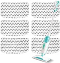 6 Pack Steam Mop Replacement Pads Compatible with Shark Steam Mops S1000/S1000A/S1000C/S1000WM/S1001C, Floor Steamer Pads Washable, Reusable Microfiber Cleaner Pads