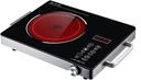Infrared Single Burner Electric Stove, Portable, with Touchscreen LCD Display, Adjustable Temperature Control, Sensor Touch and Knob
