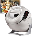 6l Intelligent Automatic Cooking Machine, Commercial Food Processor with 360° Rotating and 3D All-Round Heating, Drum Type Food Processor with Smart Touch Screen