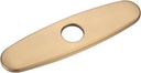 Faucet Plate, ALEASHA Kitchen Sink Cover Stainless Steel Plate for 1 or 3 Hole Bathroom or Kitchen Sink Faucet 10 Inch Escutcheon Hole Covers Polished (Gold)