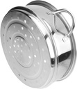 Stainless Steel Food Steamer Rack Thickened Kitchen Steaming Tool for Even Heating and Quick Draining Versatile Cooking Accessory for Home Use