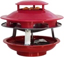 Chimney Smoke Extractor, 4-Blade Induced Extraction Fan, 80W Fireplace Ventilation Fan, Fireproof Kitchen Smoke Extractor