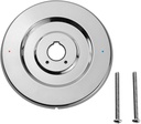 Escutcheon Replacement for Moen 16090 Chateau Collection, Shower Handle Cover Plate for One-Handle Tub and Shower Faucets (Silver)