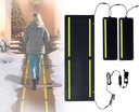 Albott Graphene Snow Melting Mat, 2pcs 10x30 & 1pc 20x60, Non-Slip Heated Outdoor for Walkways, Stairs, Sidewalks, and Garage