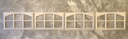 4 Amarr Cascade Short Panel Replacement Decorative Inserts for Amarr Garage Doors Sandtone DIY Curb Appeal