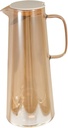 Glass Water Pitcher with Lid Capacity Cooling Water Pot for Home Kitchen for Iced Tea Juice Homemade Beverages Easy to Clean
