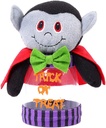 LUOZZY Halloween Plastic Candy Jar White Ghost Cookie Jars Doll Candy Box Container Party ation
