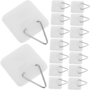 30pcs Adhesive Plate Wall Hangers Sturdy Hooks for Displaying Art Pictures Decorative Plates Easy Installation for Kitchen Bathroom Bedroom Use
