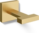 Kohler 23290-2MB Square Robe Hook, Vibrant Brushed Moderne Brass