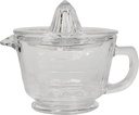 Now Designs Glass Citrus Reamer - Durable, Easy-to-Clean Juicer for Fresh Citrus