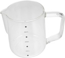 1Pc Heat Resistant Measuring Cup Transparent Glass Pouring Jug with Leak Spout for Coffee Tea and Kitchen Use Rugged Design Easy Volume Control