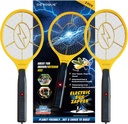 DEVOGUE® Pack of 2 Electric Fly Swatter Bug Zapper Battery Operated Flies Killer Indoor & Outdoor Pest Control Mosquito Zapper and Insect Catcher Racket (Packing May Vary)