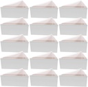 Kichvoe 50 Sets Triangle Cake Slice Containers with Lids Clear Plastic Hinged Cheesecake Containers Individual Disposable Triangle Pizza Boxes for Pie Slice Cheesecake