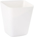 Mini Portable Plastic Storage Case Hanging Design White Organizer Basket for Kitchen Tableware Small Plants and Home Sundries